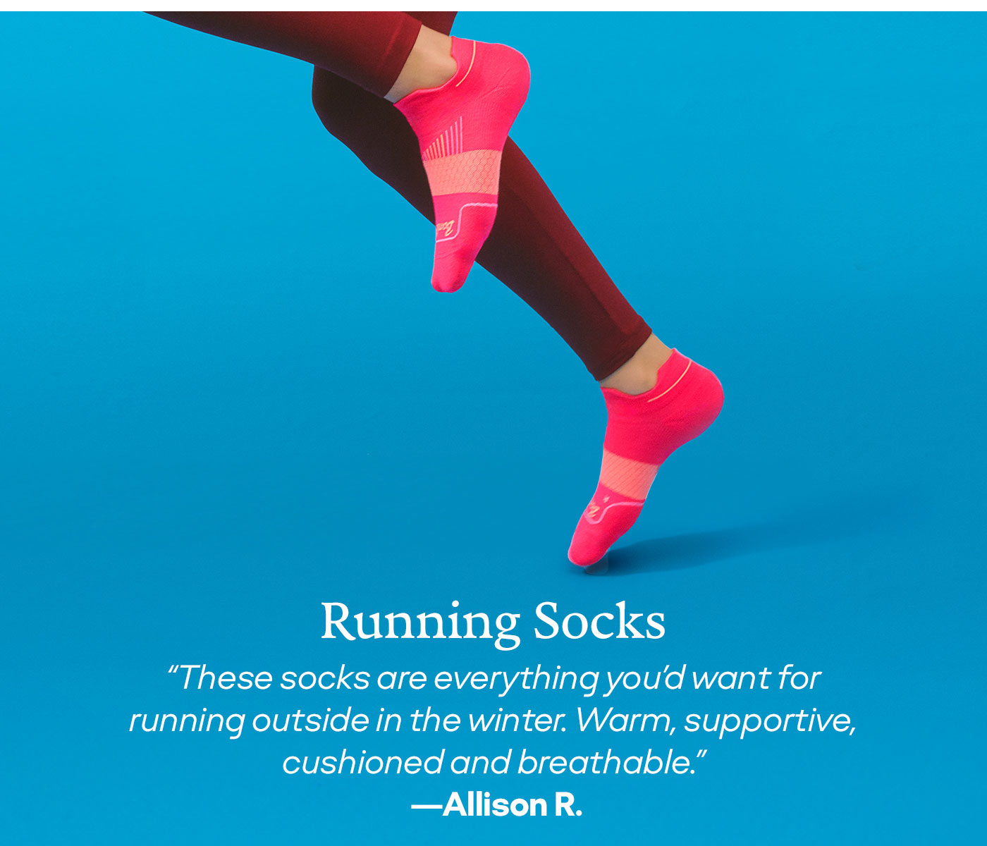Running Socks | “These socks are everything you'd want for running outside in the winter. Warm, supportive, cushioned and breathable.” —Allison R.