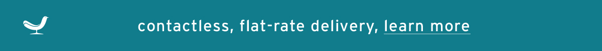 contactless, flat-rate delivery, learn more