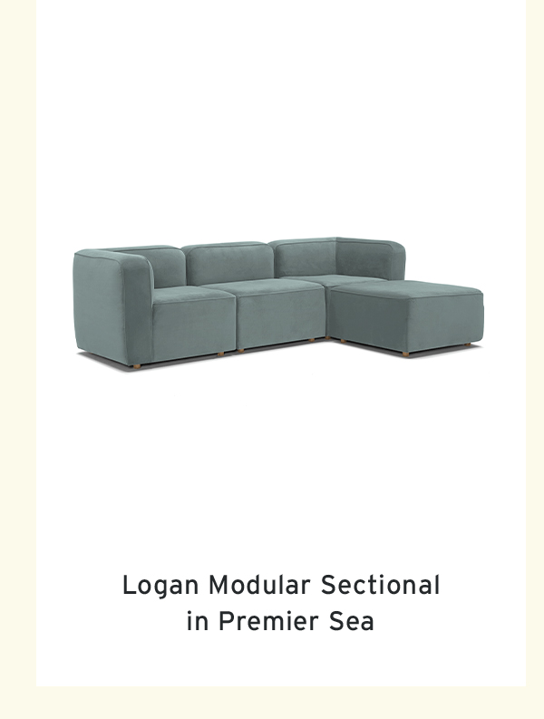 Logan Modular Sectional in Premier Sea