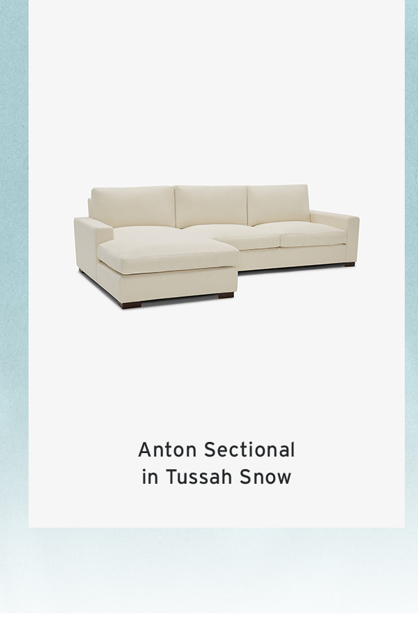 Anton Sectional in Tussah Snow
