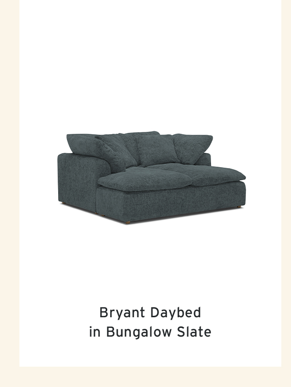 Bryant Daybed  in Bungalow Slate