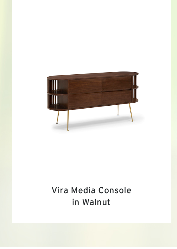 Vira Media Console  in Walnut