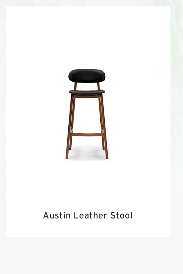 Austin Leather Stool