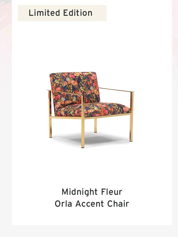 Limited Edition | Midnight Fleur Orla Accent Chair