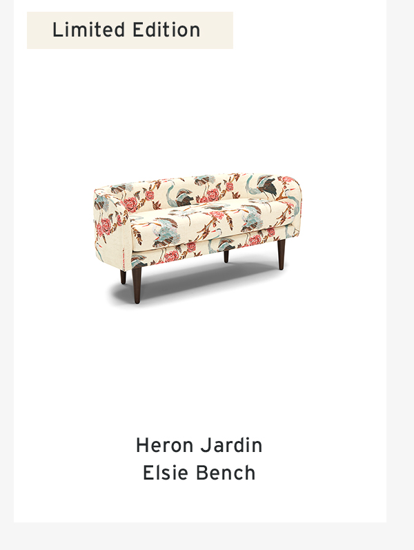 Limited Edition | Heron Jardin Elsie Bench