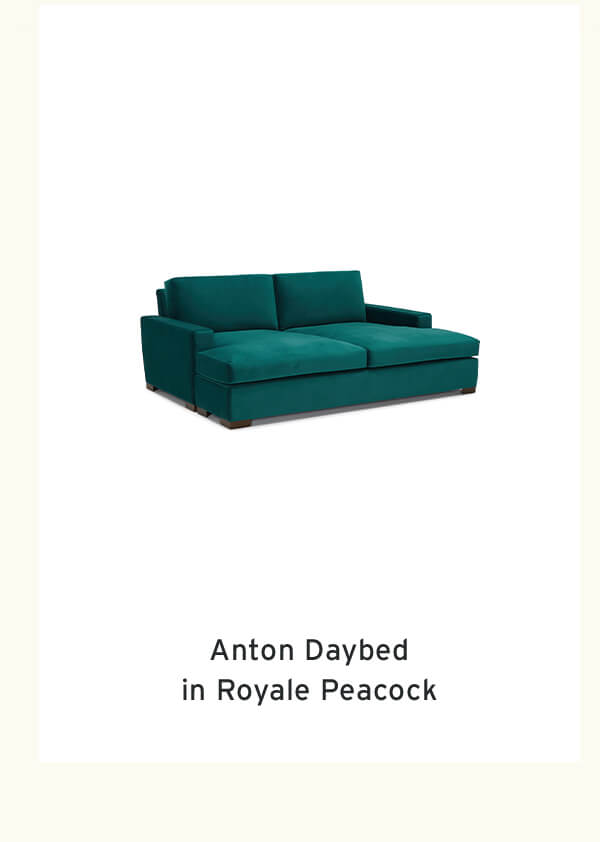 Anton Daybed in Royale Peacock