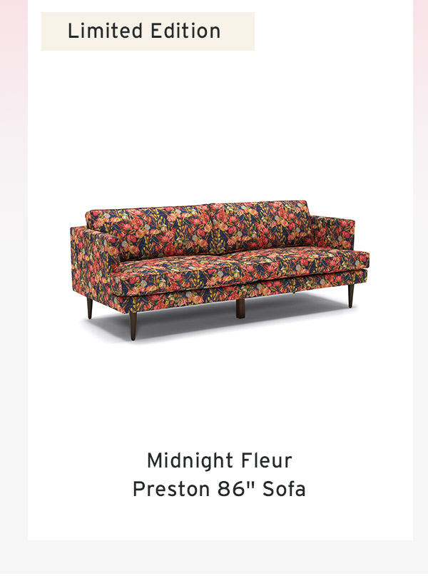 Limited Edition | Midnight Fleur Preston Sofa