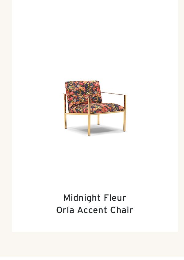 Midnight Fleur  Orla Accent Chair