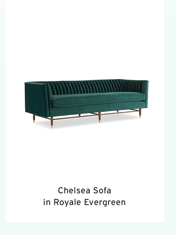 Chelsea Sofa in Royale Evergreen