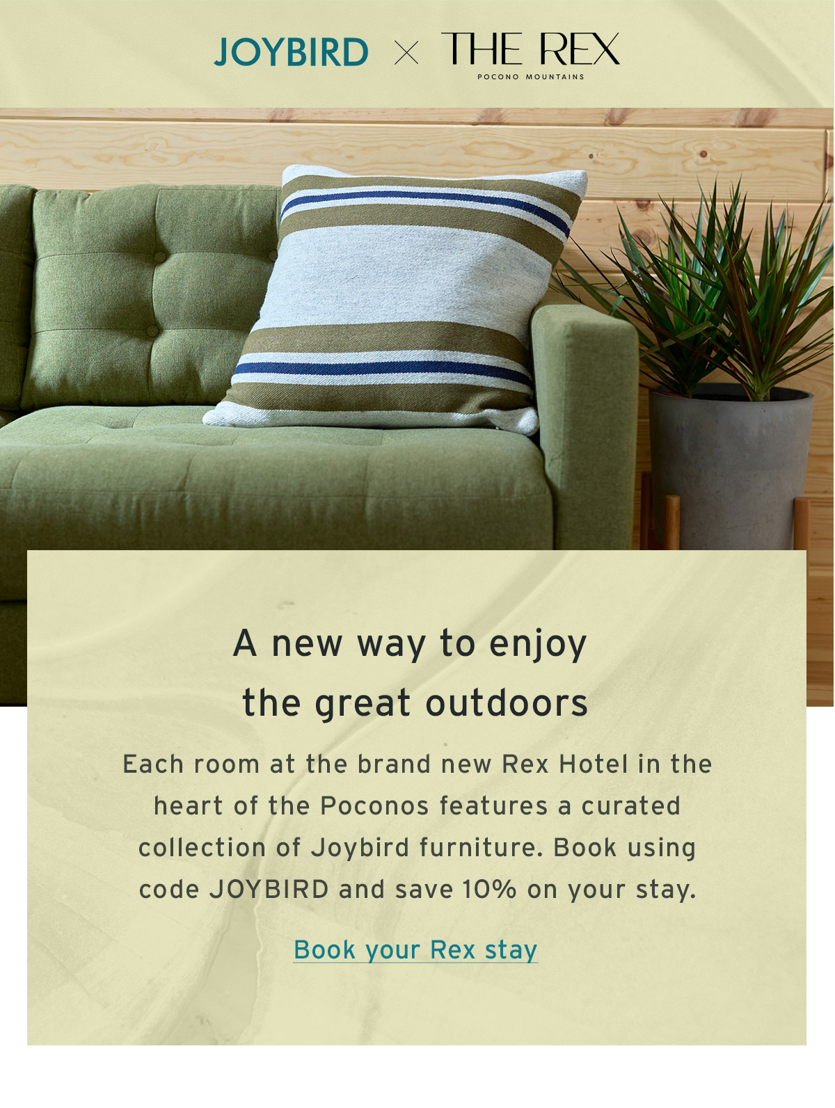 Book your stay at the Rex
