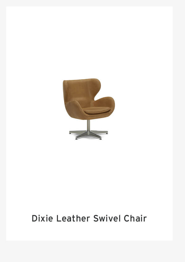 Dixie Leather Swivel Chair