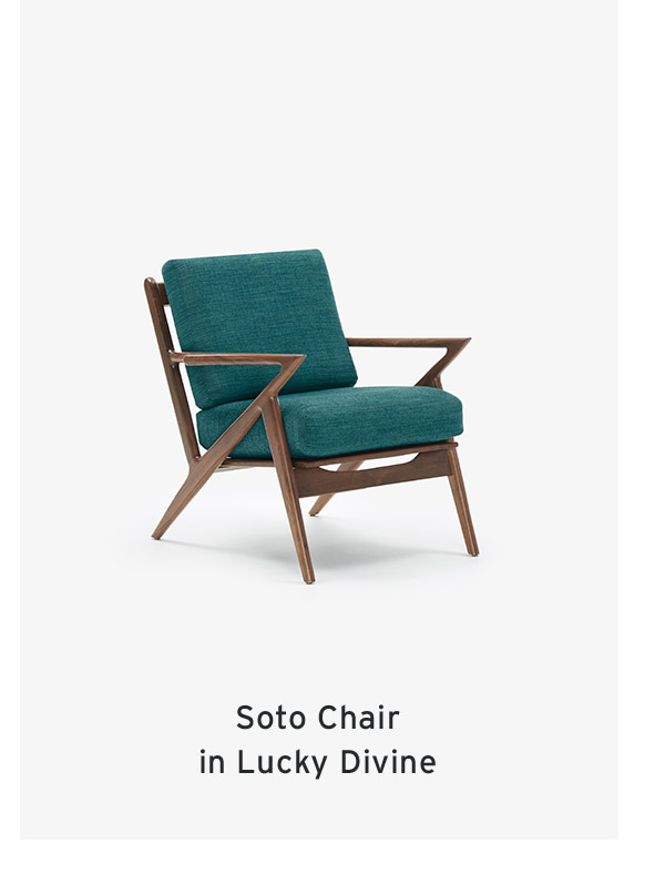 Soto Chair in Lucky Divine