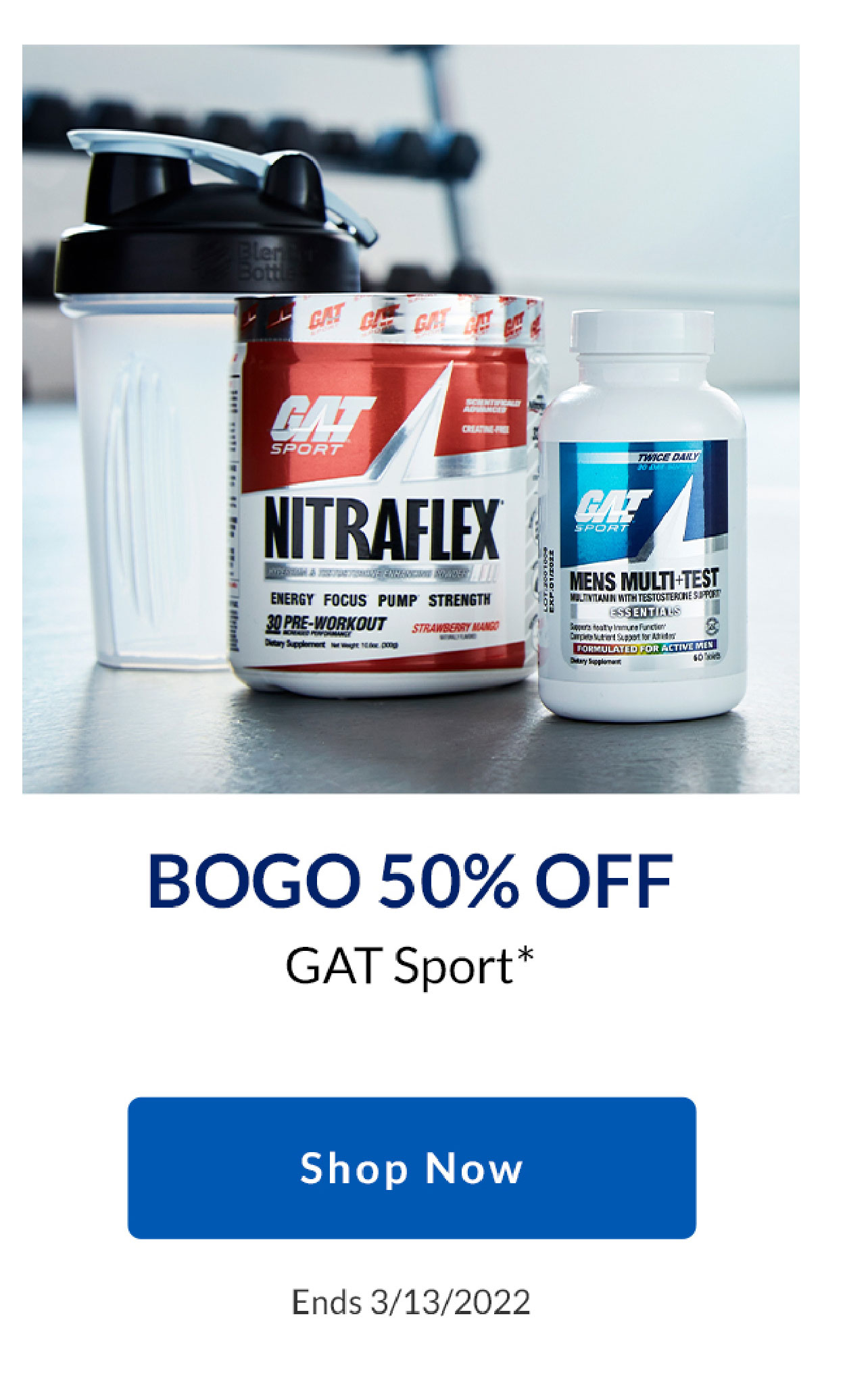 BOGO 50% Off GAT Sport