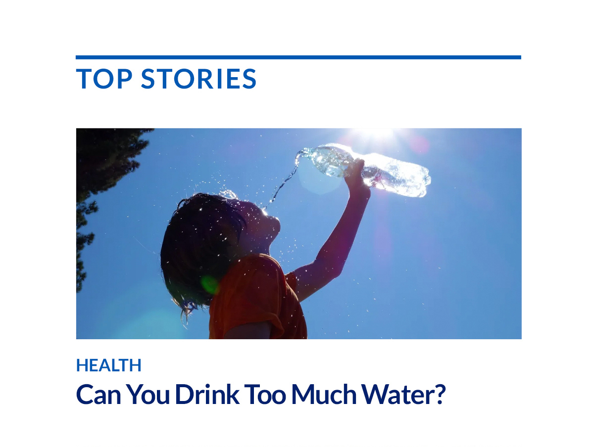 Wait, you can drink too much water? The Vitamin Shoppe